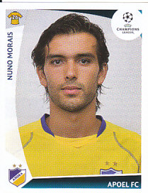 Nuno Morais APOEL FC samolepka UEFA Champions League 2009/10 #266